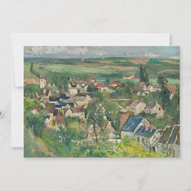 Paul Cezanne - Auvers, Panoramic View Invitation (Front)