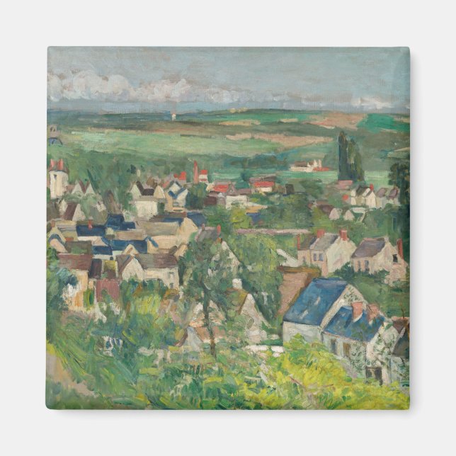 Paul Cezanne - Auvers, Panoramic View Magnet (Front)