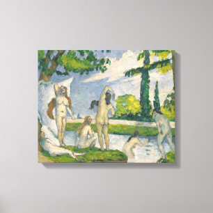 Paul Cezanne   Bathers Canvas Print