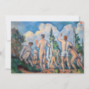 Paul Cezanne - Bathers Invitation