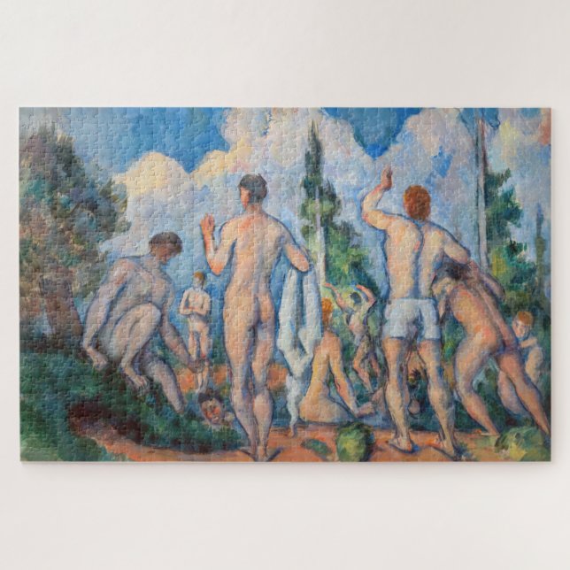Paul Cezanne - Bathers  Jigsaw Puzzle (Horizontal)