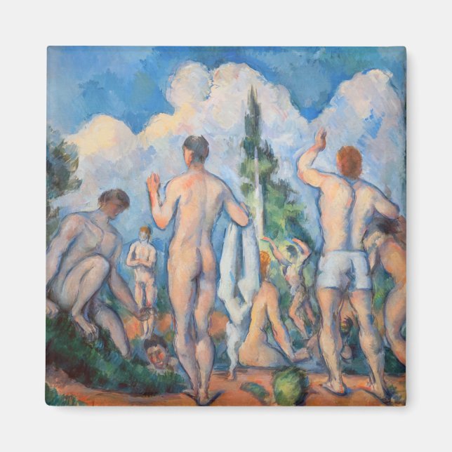 Paul Cezanne - Bathers Magnet (Front)