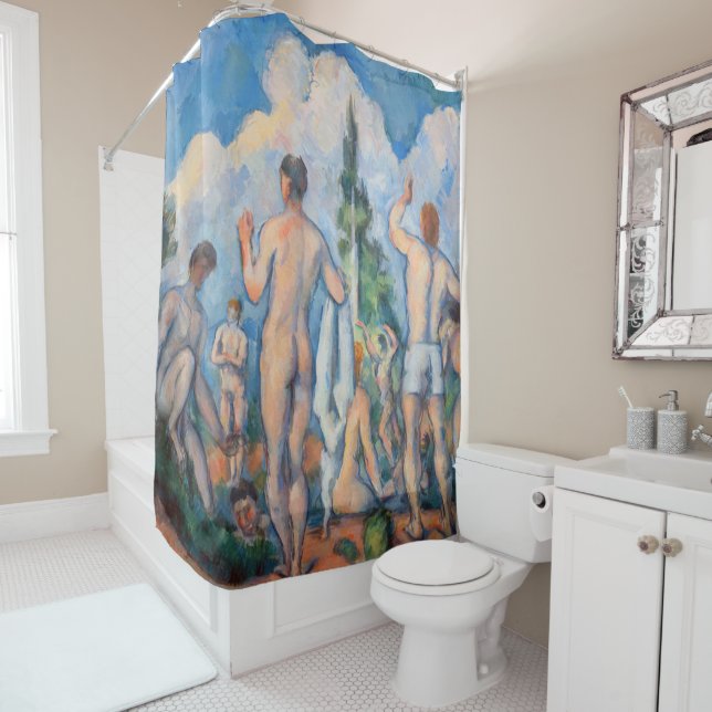 Paul Cezanne - Bathers Shower Curtain (In Situ)