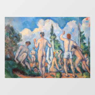 Paul Cezanne - Bathers Window Cling