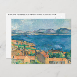 Paul Cezanne - Bay of Marseille, Seen from Estaque Postcard