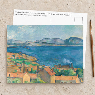 Paul Cezanne - Bay of Marseille, Seen from Estaque Postcard