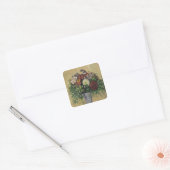 Paul Cezanne | Bouquet of Flowers in a Vase, c.187 Square Sticker (Envelope)