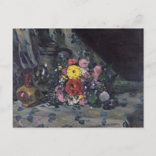 Paul Cezanne | Bouquet of Yellow Dahlias, c.1873 Postcard (Front)