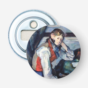 Paul Cezanne - Boy in the Red Vest Bottle Opener