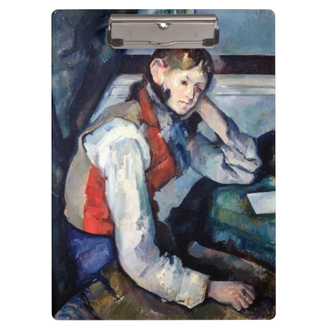 Paul Cezanne - Boy in the Red Vest Clipboard (Front)