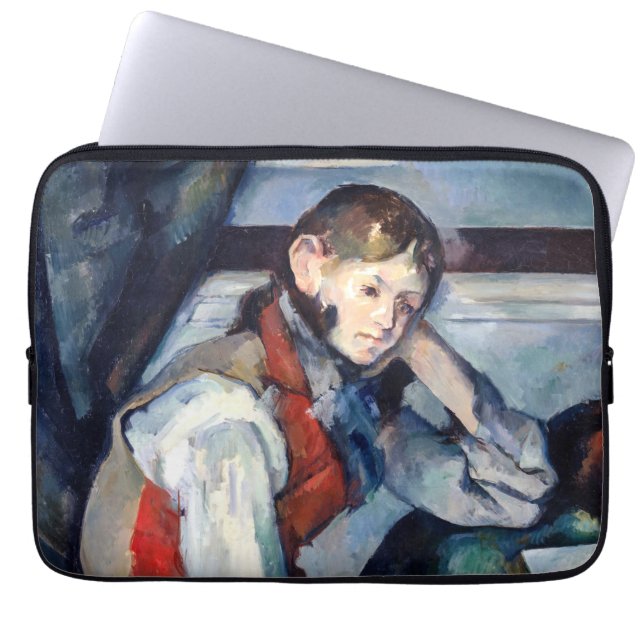 Paul Cezanne - Boy in the Red Vest Laptop Sleeve (Front)