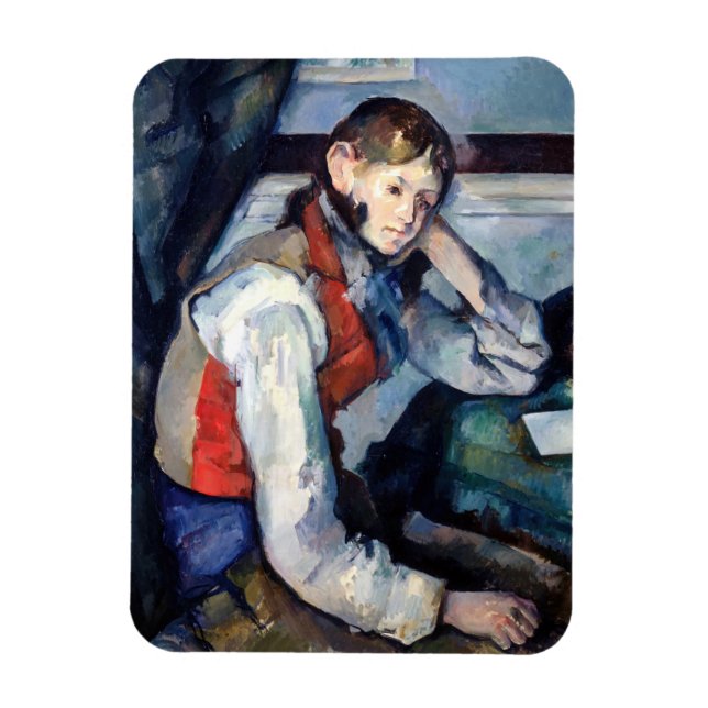 Paul Cezanne - Boy in the Red Vest Magnet (Vertical)