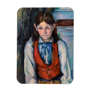 Paul Cezanne - Boy in the Red Vest Magnet