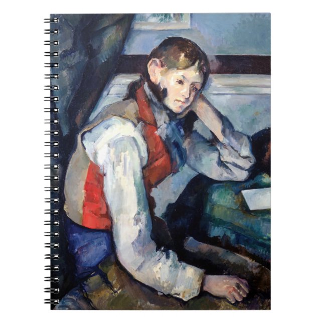 Paul Cezanne - Boy in the Red Vest Notebook (Front)