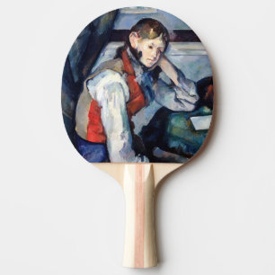 Paul Cezanne - Boy in the Red Vest Ping Pong Paddle