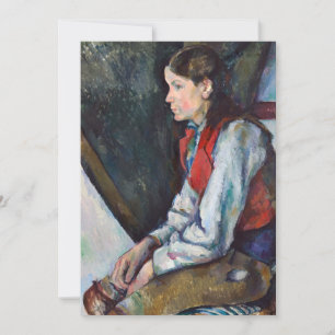 Paul Cezanne - Boy in the Red Vest Thank You Card