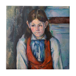 Paul Cezanne - Boy in the Red Vest Tile