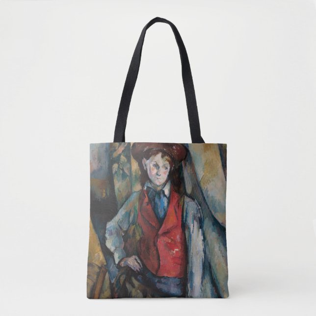 Paul Cezanne - Boy in the Red Vest Tote Bag (Front)