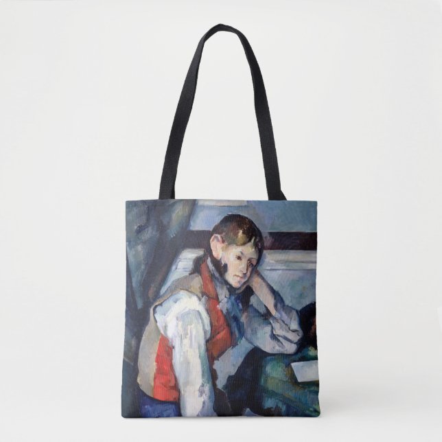 Paul Cezanne - Boy in the Red Vest Tote Bag (Front)