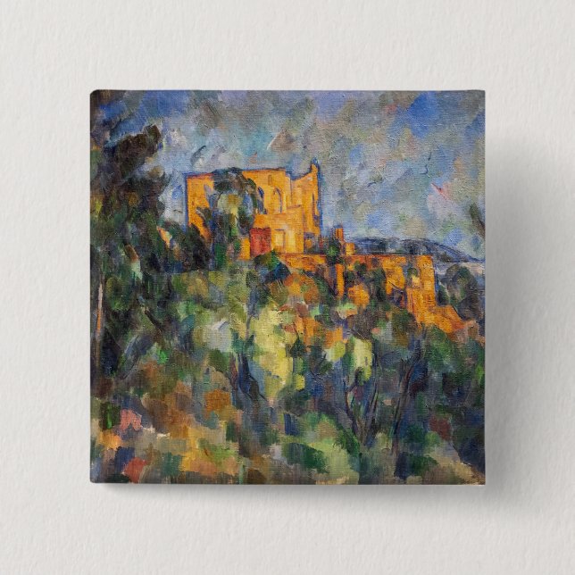 Paul Cezanne - Chateau Noir 15 Cm Square Badge (Front)