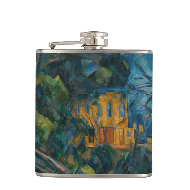 Paul Cezanne - Chateau Noir Hip Flask (Front)