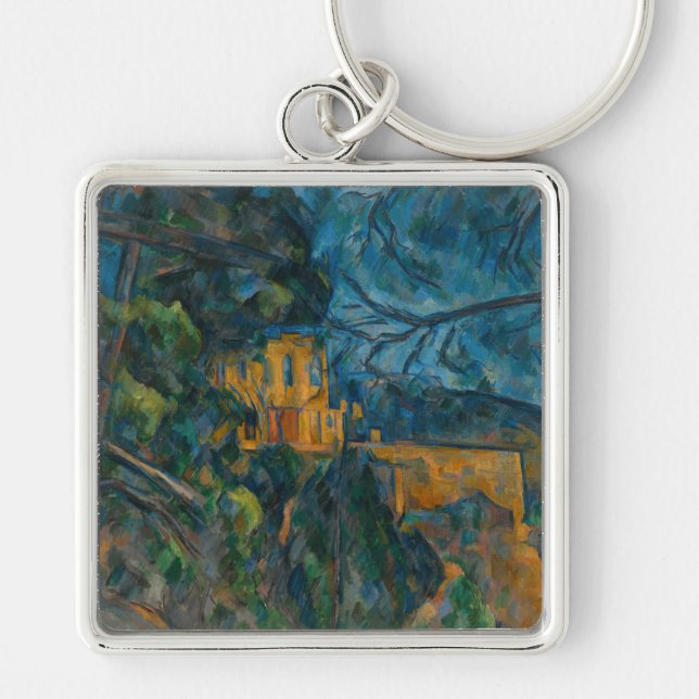 Paul Cezanne - Chateau Noir Key Ring (Front)