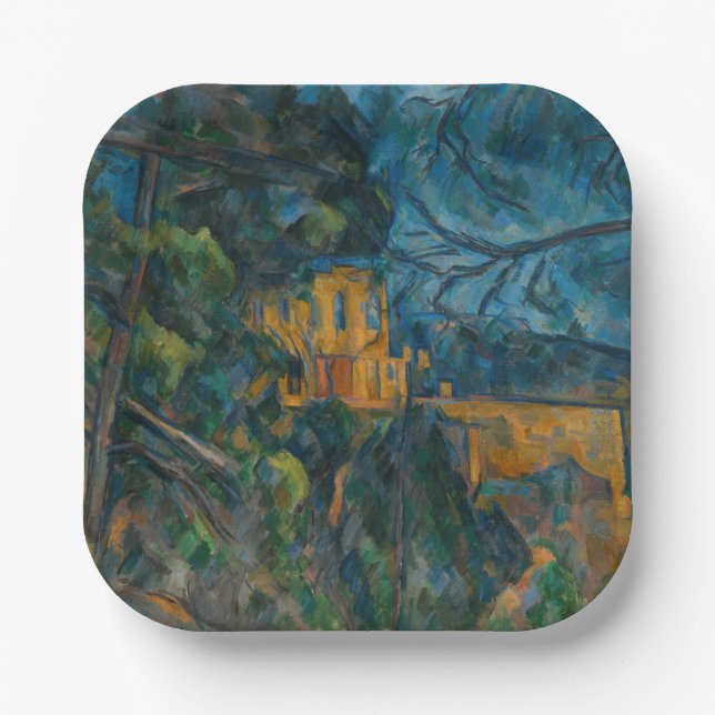 Paul Cezanne - Chateau Noir Paper Plate (Front)