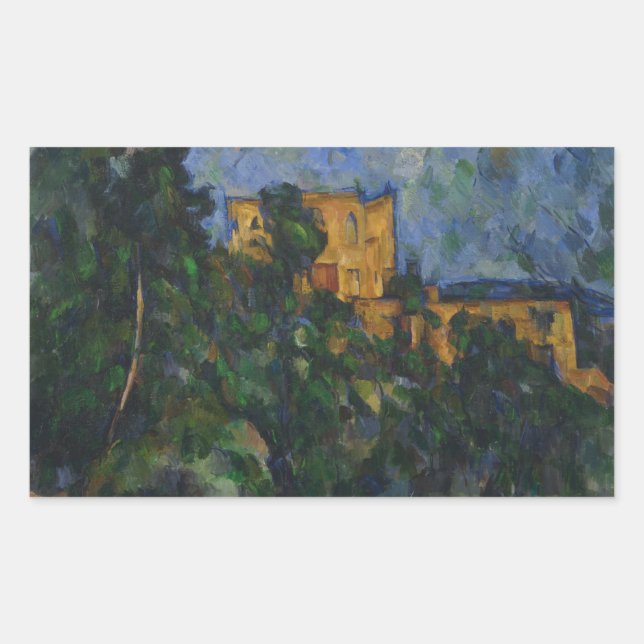 Paul Cezanne - Chateau Noir Rectangular Sticker (Front)