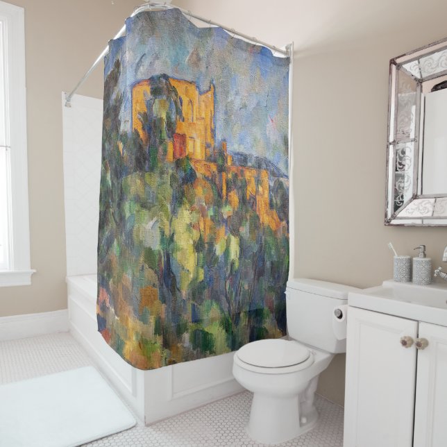 Paul Cezanne - Chateau Noir Shower Curtain (In Situ)
