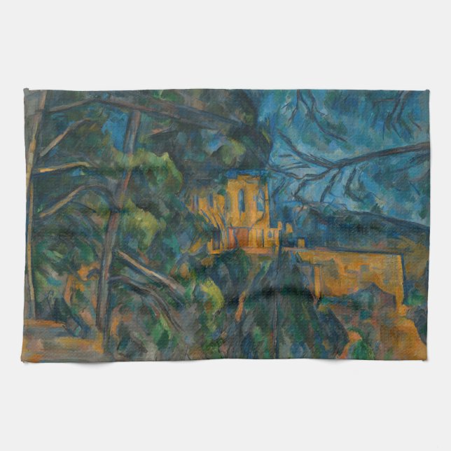 Paul Cezanne - Chateau Noir Tea Towel (Horizontal)