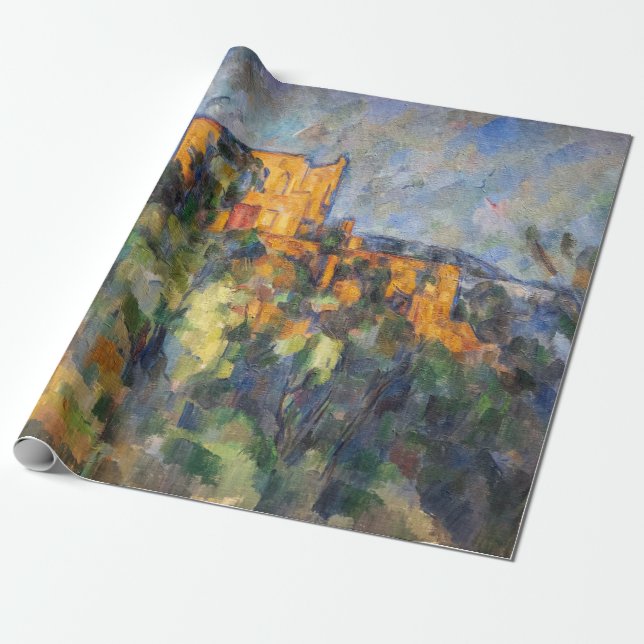 Paul Cezanne - Chateau Noir Wrapping Paper (Unrolled)