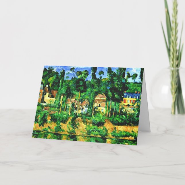 Paul Cezanne - Chateau of Medan  Card (Front)