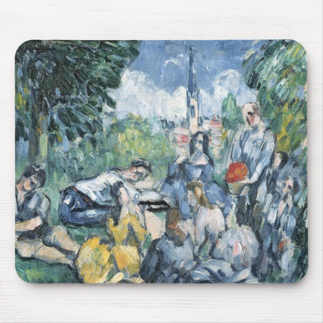 Paul Cezanne | Dejeuner sur l'herbe, 1876-77 Mouse Mat (Front)