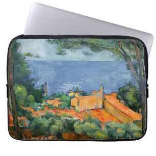 Paul Cezanne - Estaque with Red Roofs Laptop Sleeve