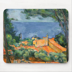 Paul Cezanne - Estaque with Red Roofs Mouse Mat