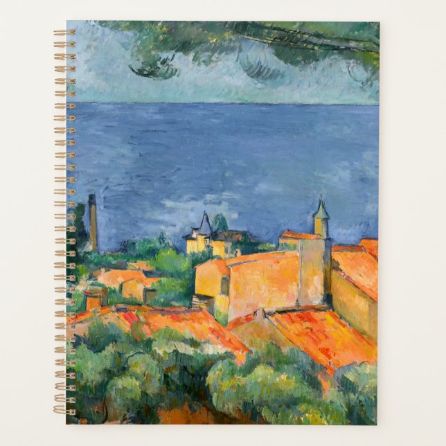 Paul Cezanne - Estaque with Red Roofs Planner (Front)