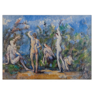 Paul Cezanne - Five Bathers Cutting Board