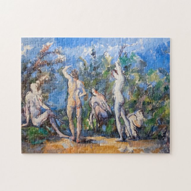 Paul Cezanne - Five Bathers Jigsaw Puzzle (Horizontal)