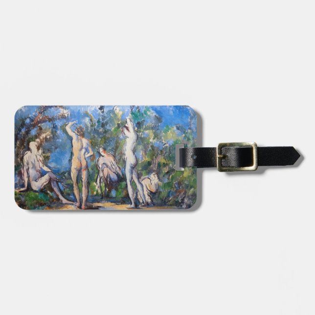 Paul Cezanne - Five Bathers Luggage Tag (Front Horizontal)