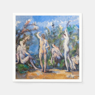 Paul Cezanne - Five Bathers Napkin