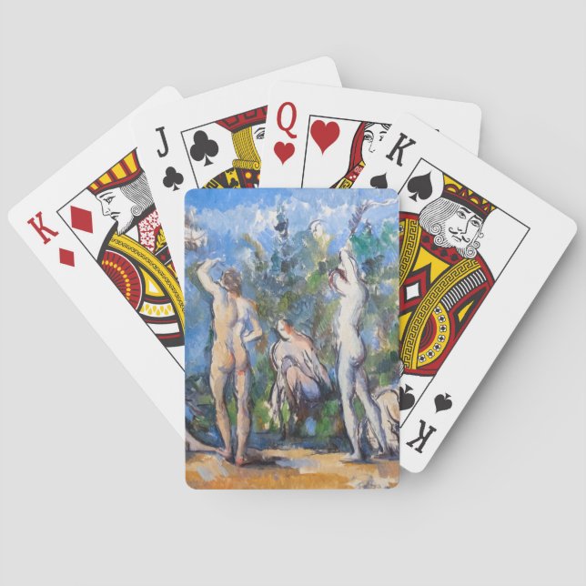 Paul Cezanne - Five Bathers Playing Cards (Back)