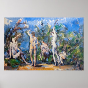Paul Cezanne - Five Bathers Poster