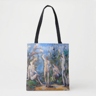 Paul Cezanne - Five Bathers Tote Bag