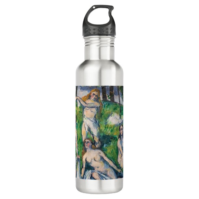 Paul Cezanne - Four Bathers 710 Ml Water Bottle (Front)
