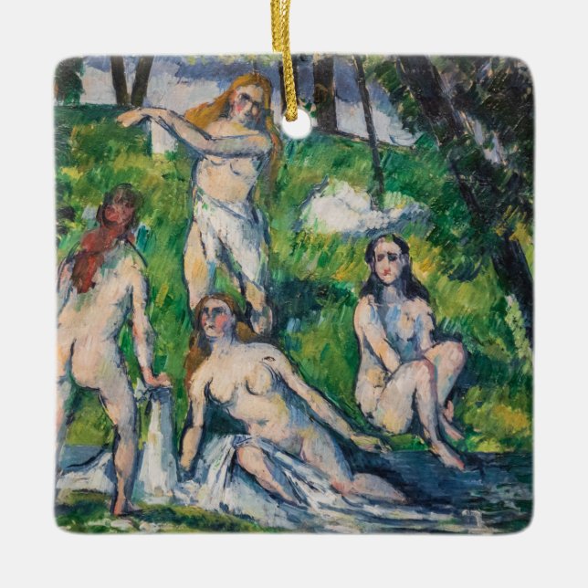 Paul Cezanne - Four Bathers Ceramic Ornament (Front)