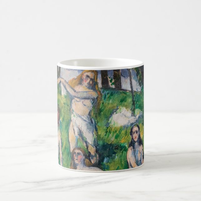 Paul Cezanne - Four Bathers Coffee Mug (Center)
