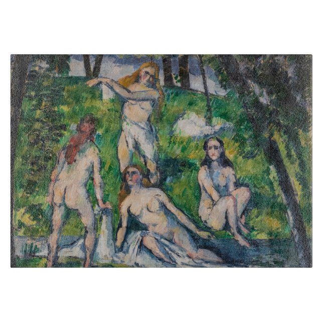 Paul Cezanne - Four Bathers Cutting Board (Front)