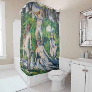 Paul Cezanne - Four Bathers Shower Curtain