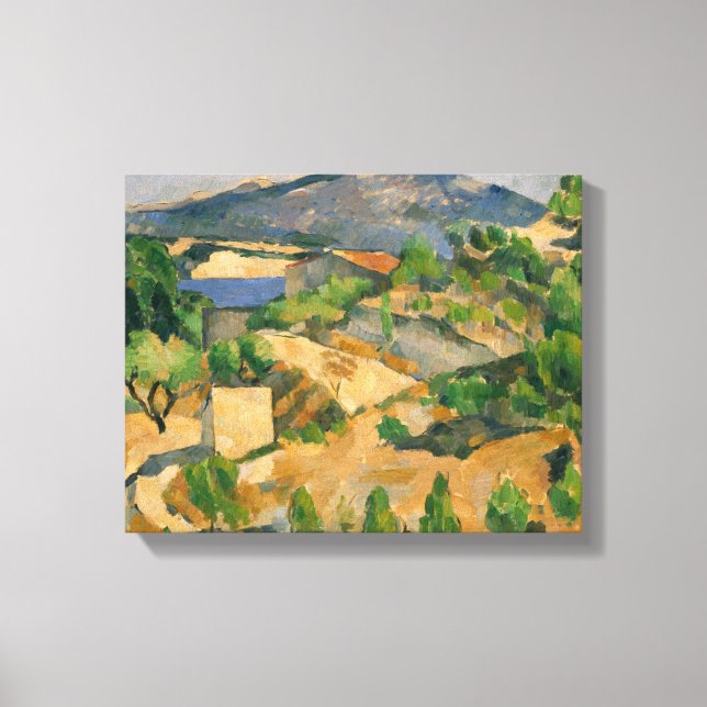 Paul Cezanne - Francois Zola Dam Canvas Print (Front)