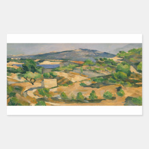 Paul Cezanne - Francois Zola Dam Rectangular Sticker